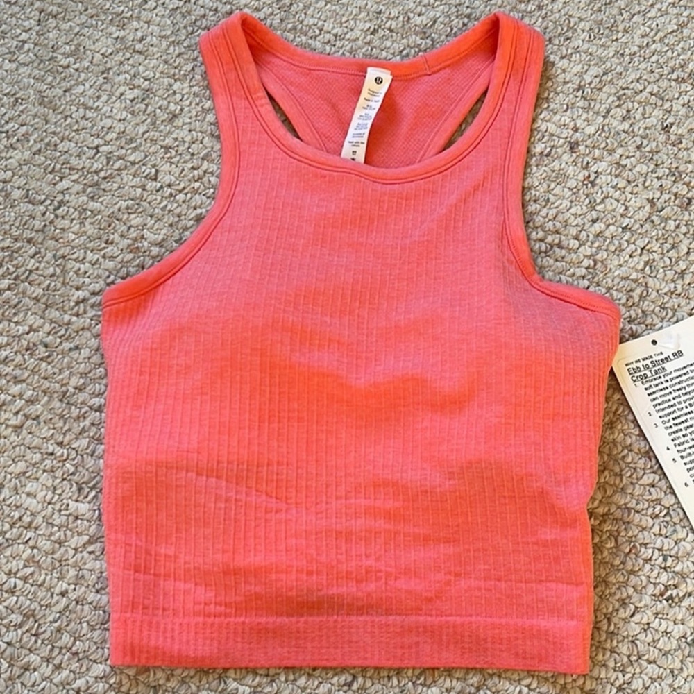 Lululemon Ebb To Street Racerback Crop Tank - Picture 2 of 5